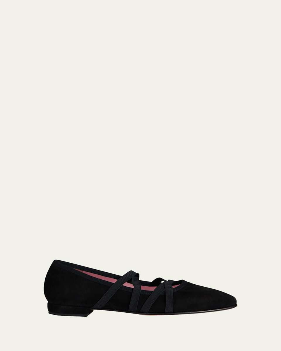 Tutu Crisscross Ballerina Flats